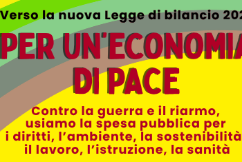 Al via la Carovana per un’economia di pace – Sbilanciamoci